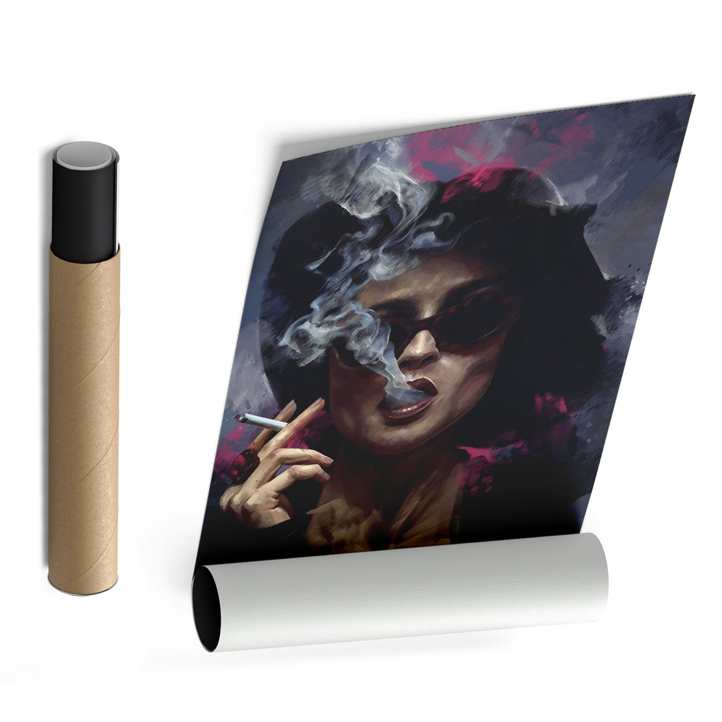 Marla Singer Canvas Art – Fight Club Movie Wall Decor