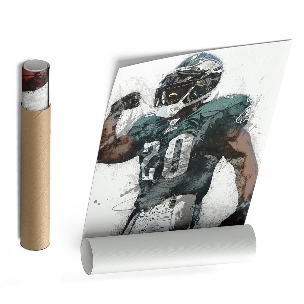 Brian Dawkins Canvas Art – Philadelphia Eagles Wall Decor