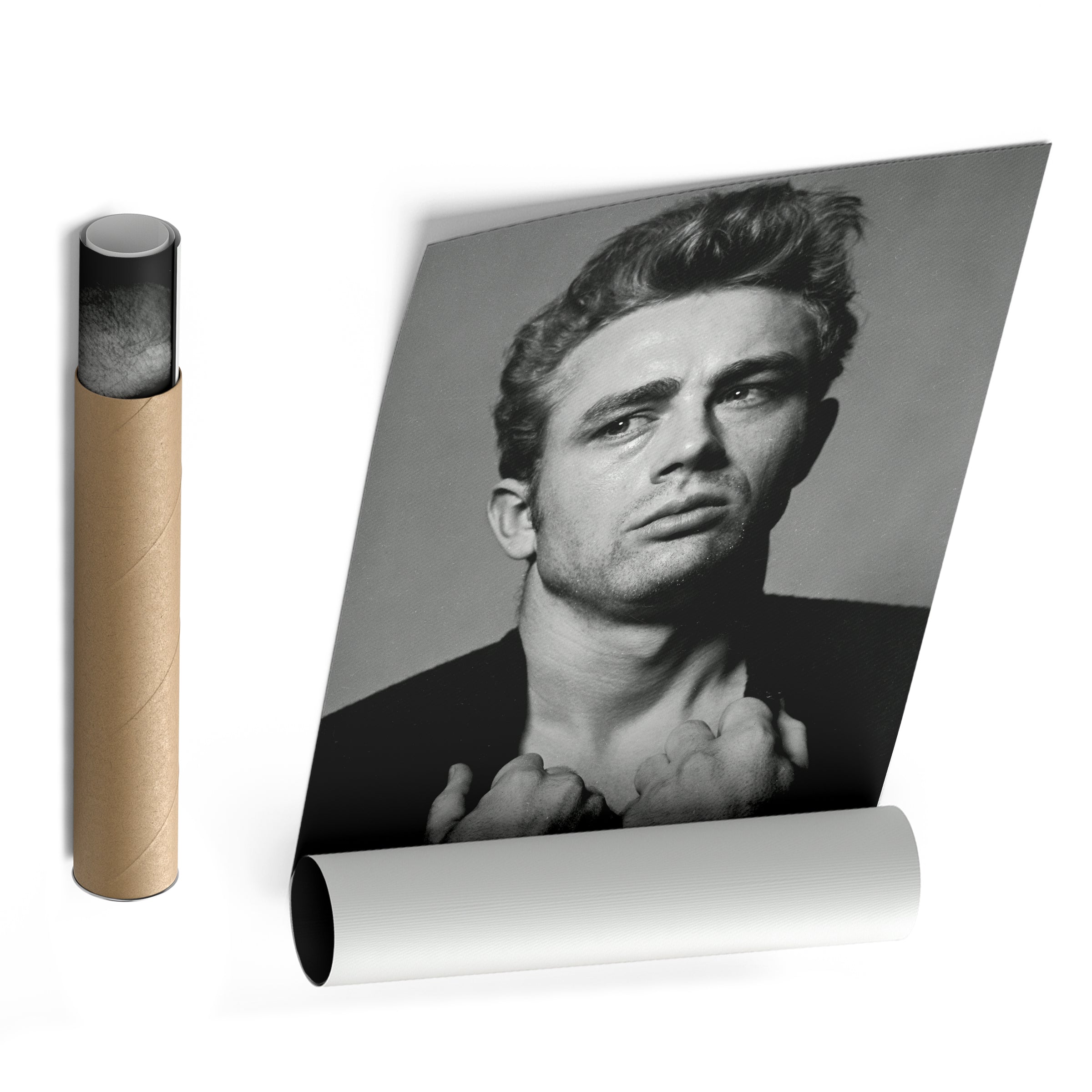 James Dean Canvas – Classic Hollywood Wall Art Gift for Film Buffs and Icon Lovers