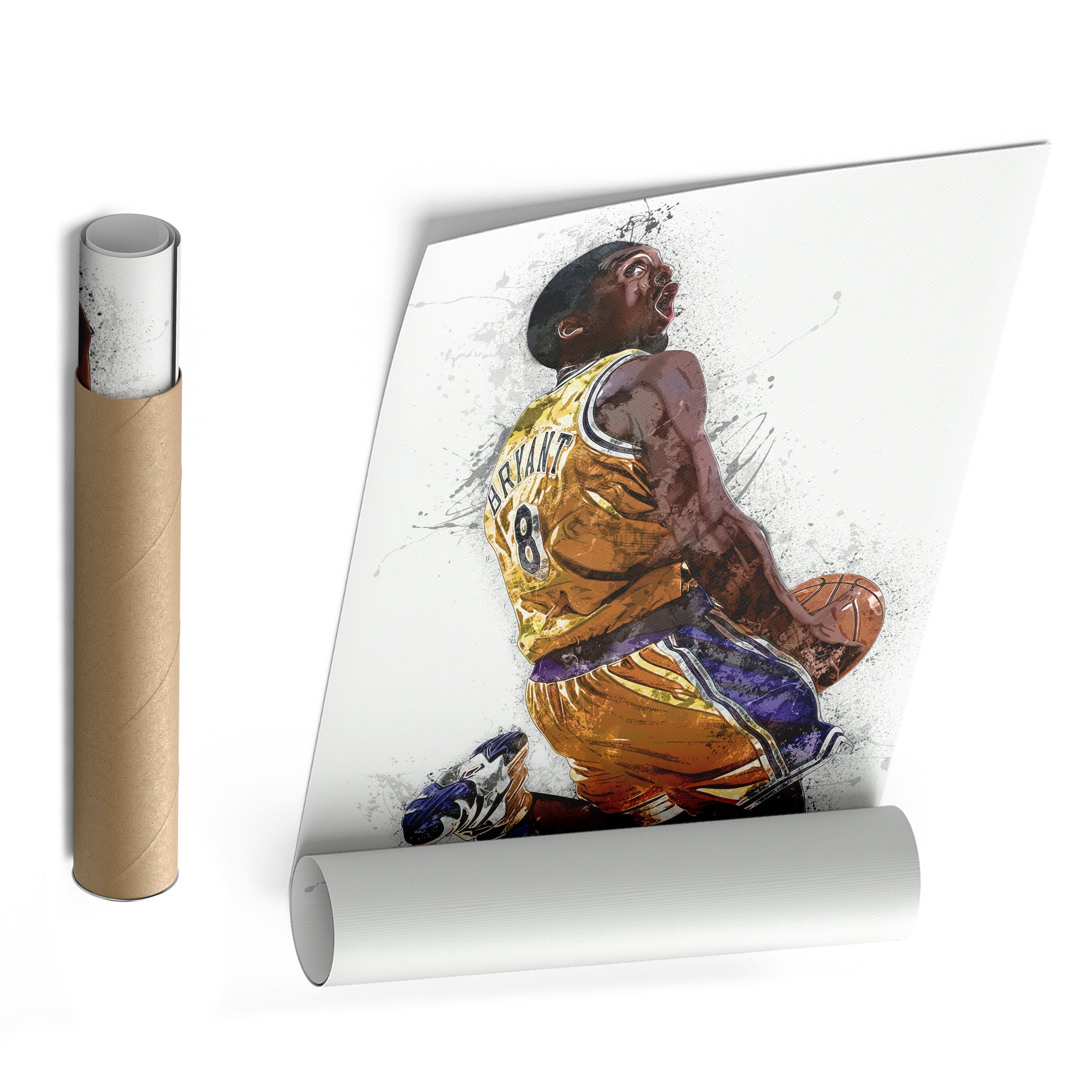 Kobe Bryant Canvas Art – Los Angeles Lakers Wall Decor