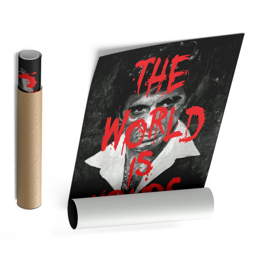 Scarface Canvas Art – Tony Montana Movie Wall Decor