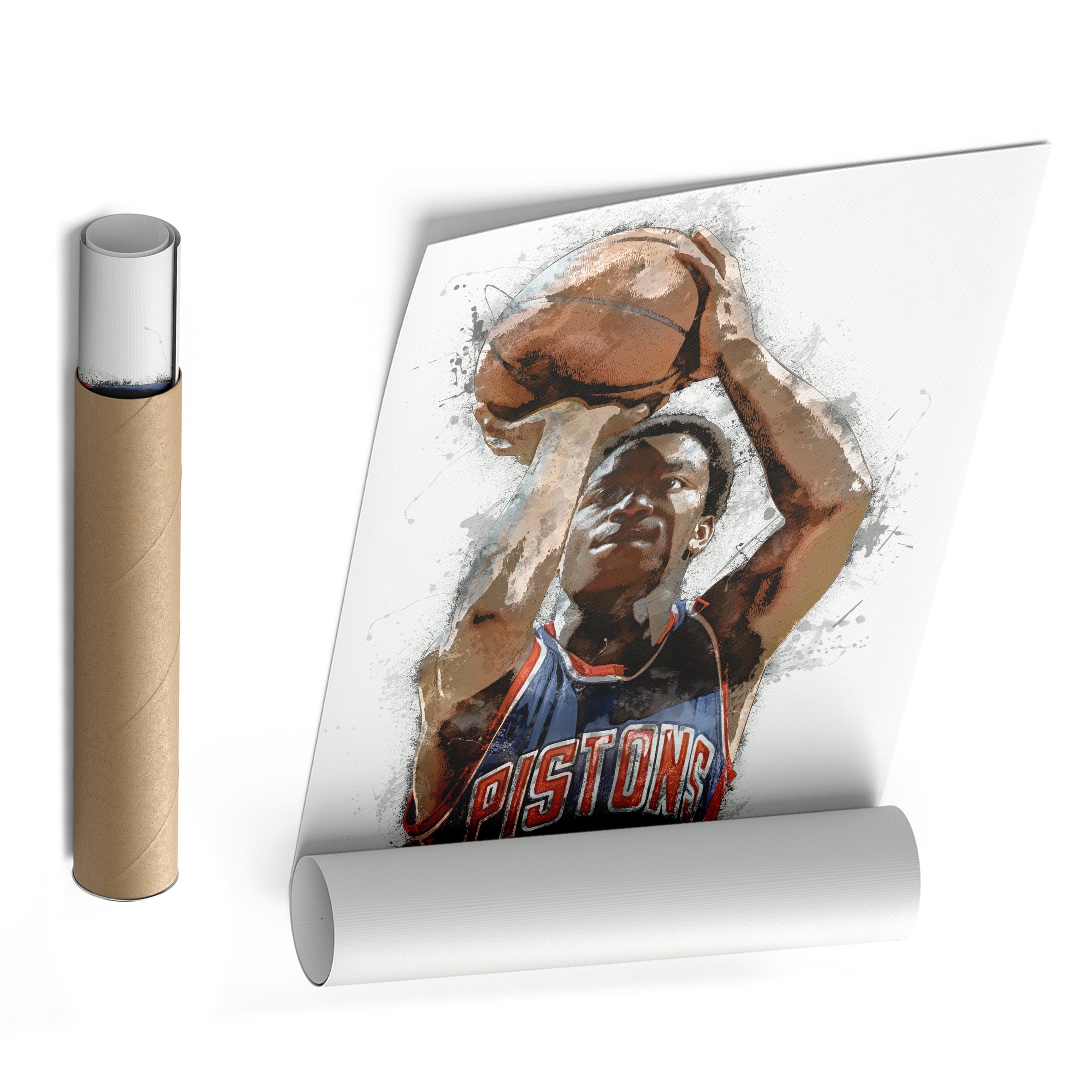 Isiah Thomas Canvas Art – Detroit Pistons Wall Decor