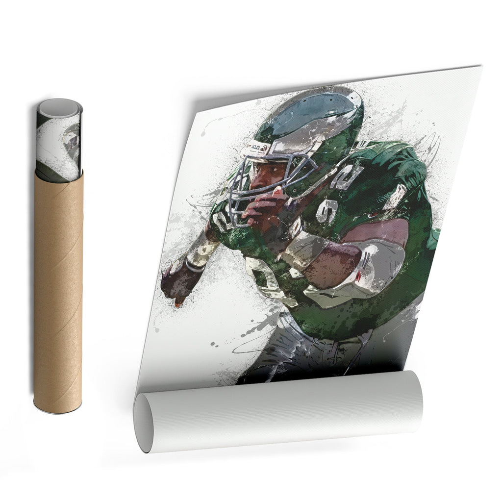 Reggie White Canvas Art – Philadelphia Eagles Wall Decor