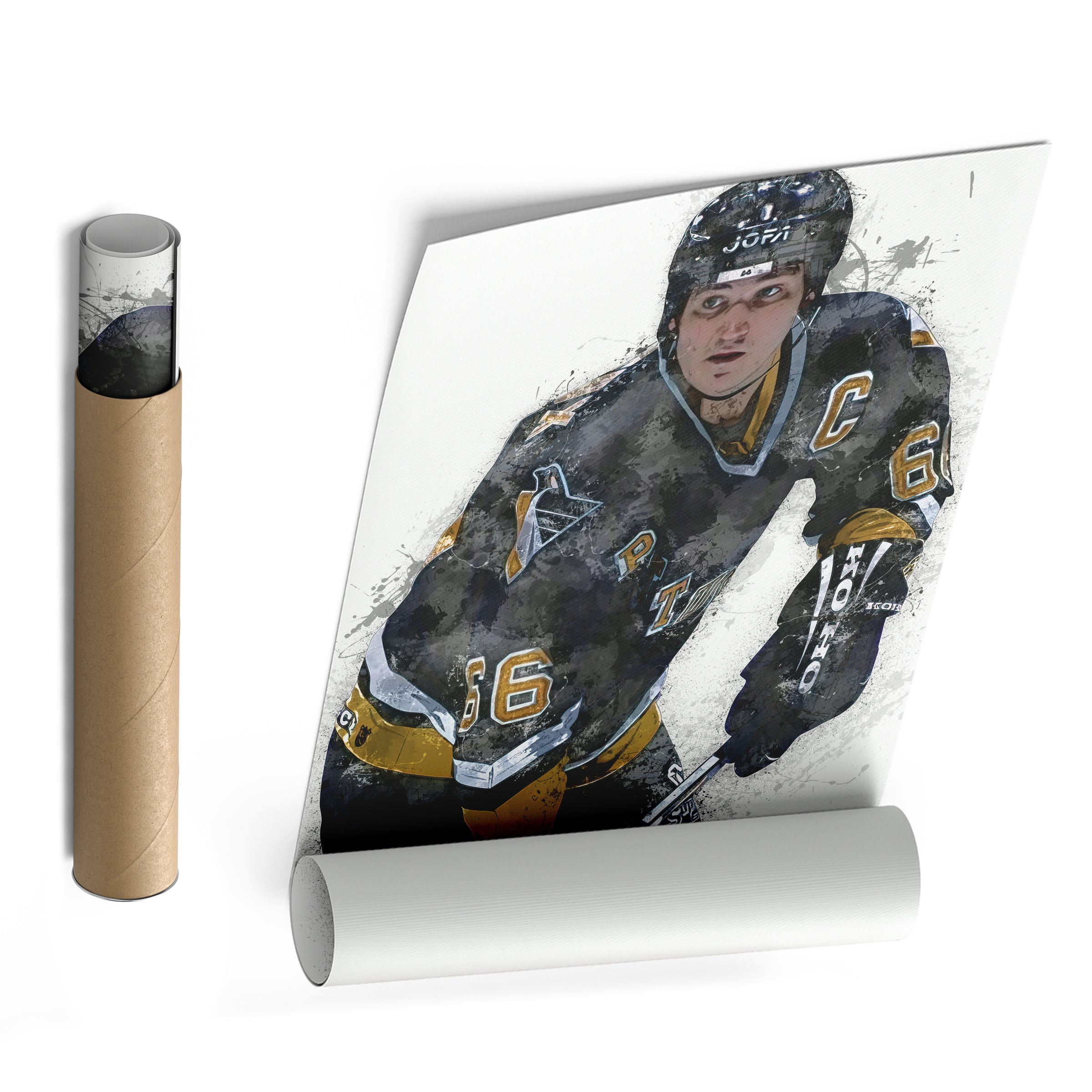 Mario Lemieux Canvas Art – Pittsburgh Penguins Wall Decor