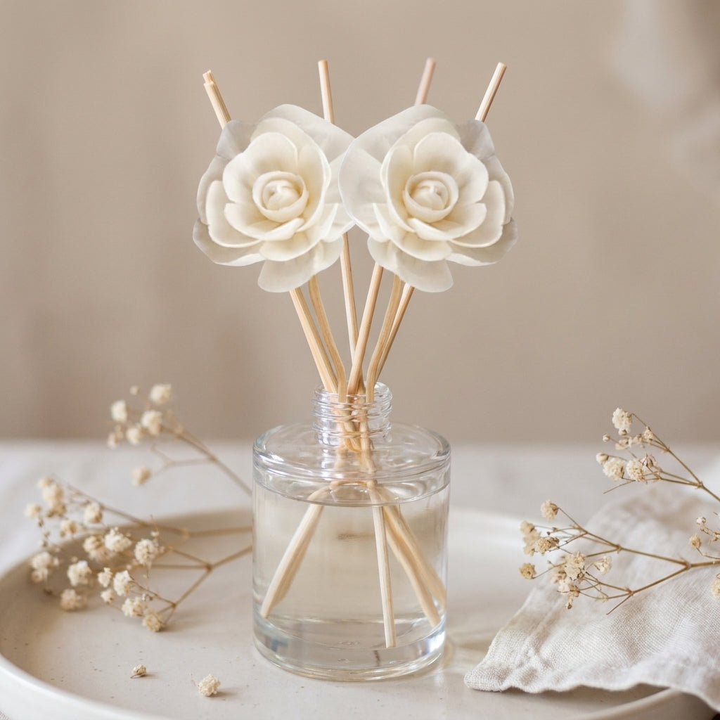 Floral & Feminine Reed Diffuser Collection – Rose, Lavender & Jasmine