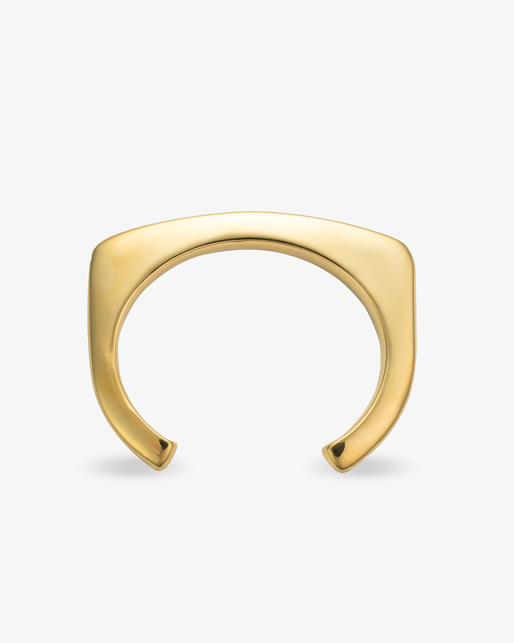Sophia Geometric Gold Open Cuff Bracelet