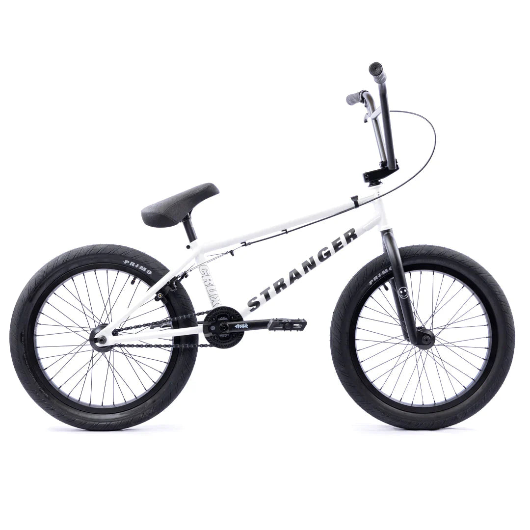 Stranger Crux 21″ Complete BMX Bike - Matt White