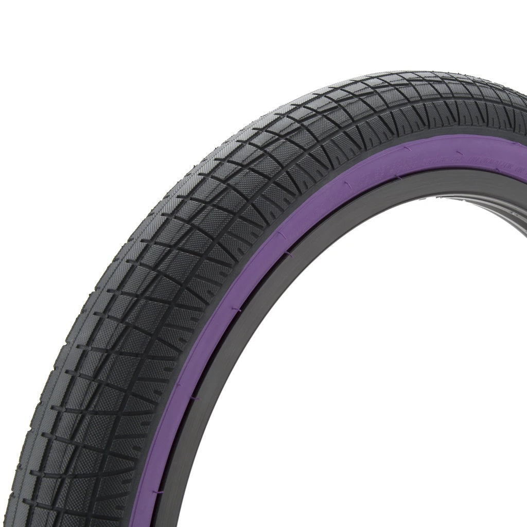 Mission BMX Fleet Tire 2.4″ - Purple Wall