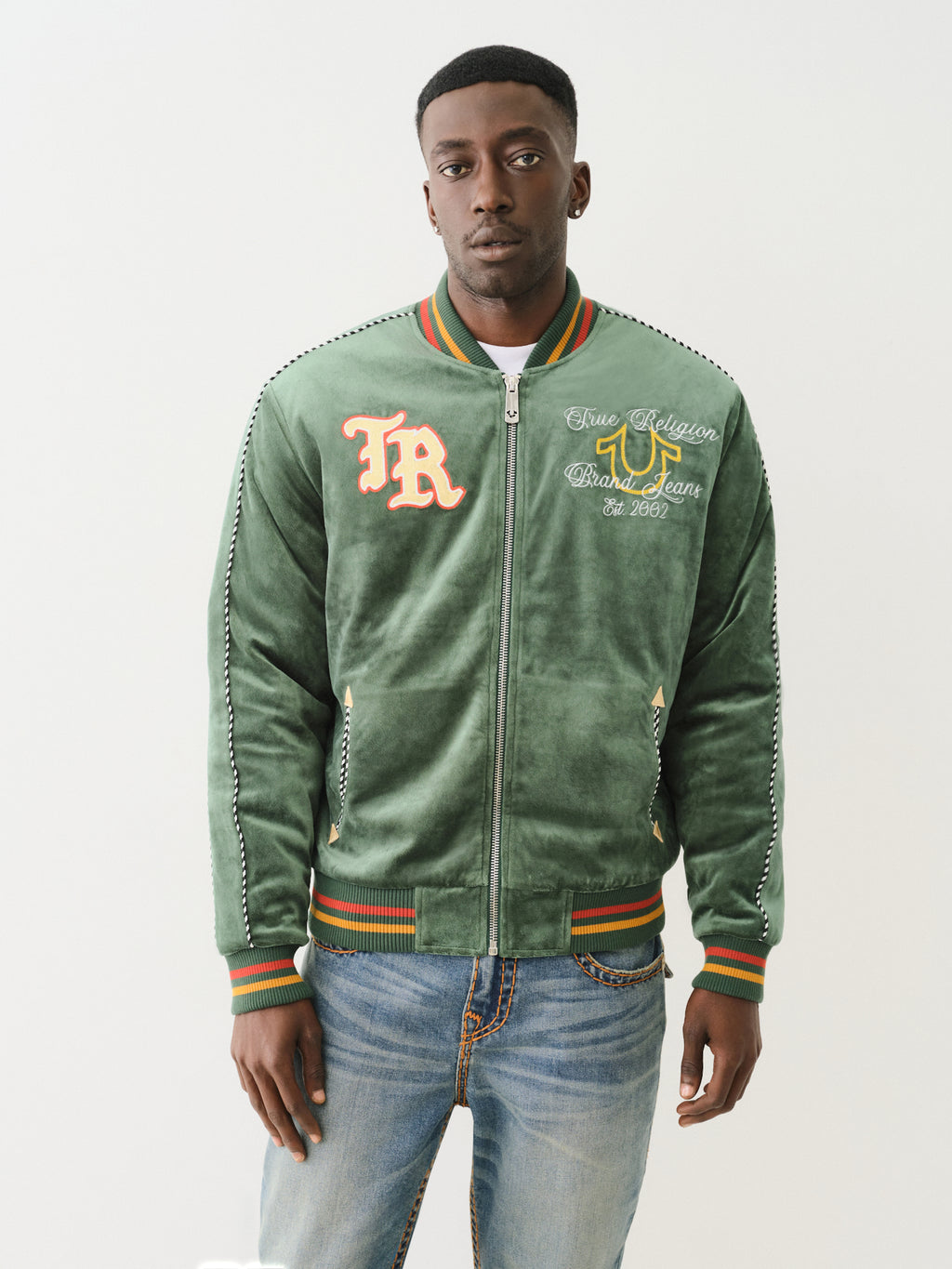 True Religion Western Velvet Bomber