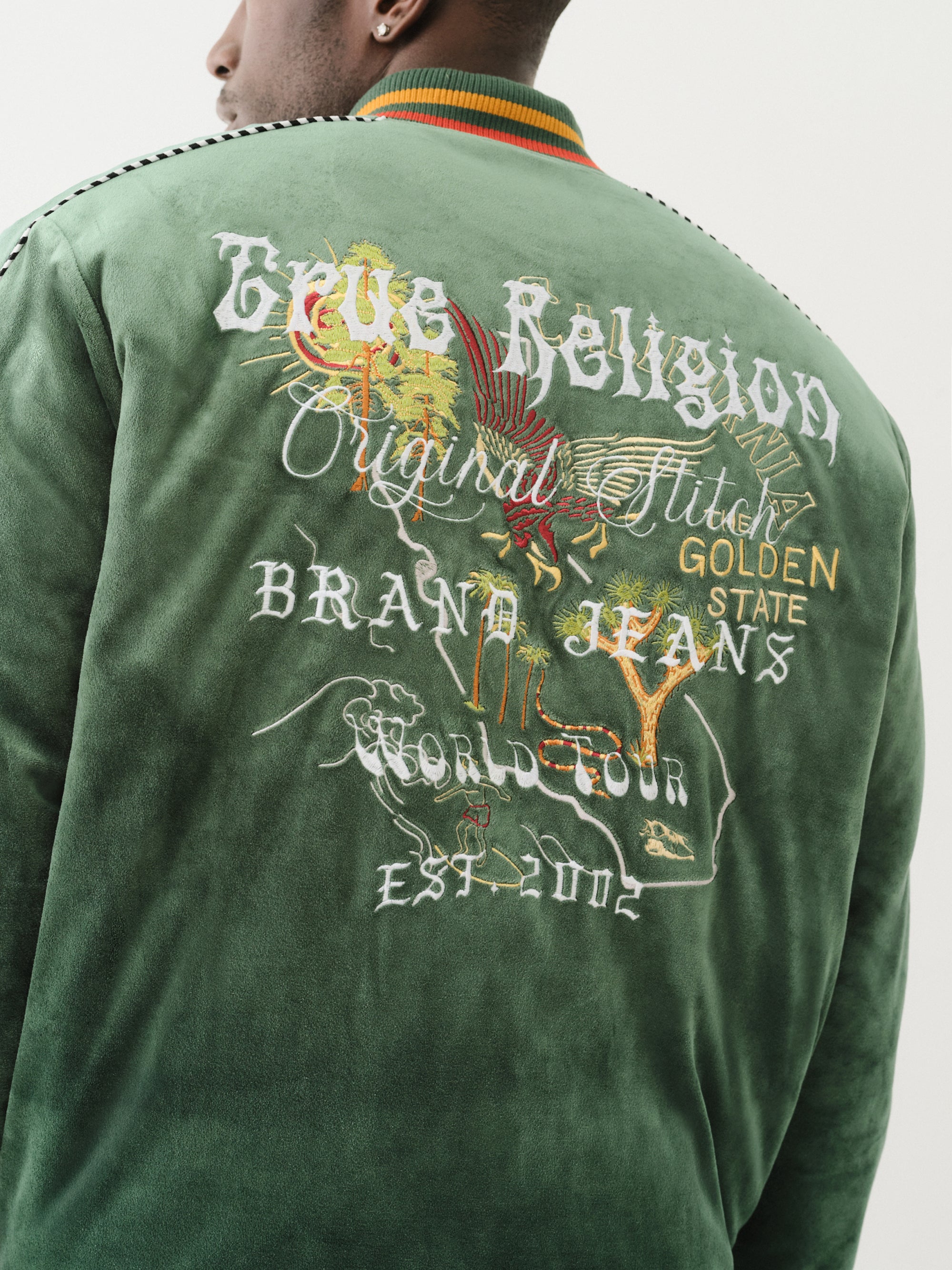 True Religion Western Velvet Bomber