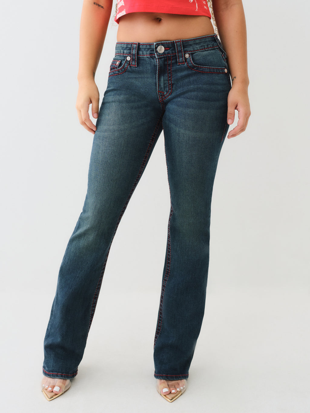 True Religion Becca Mid Rise Bootcut Big T *Preorder