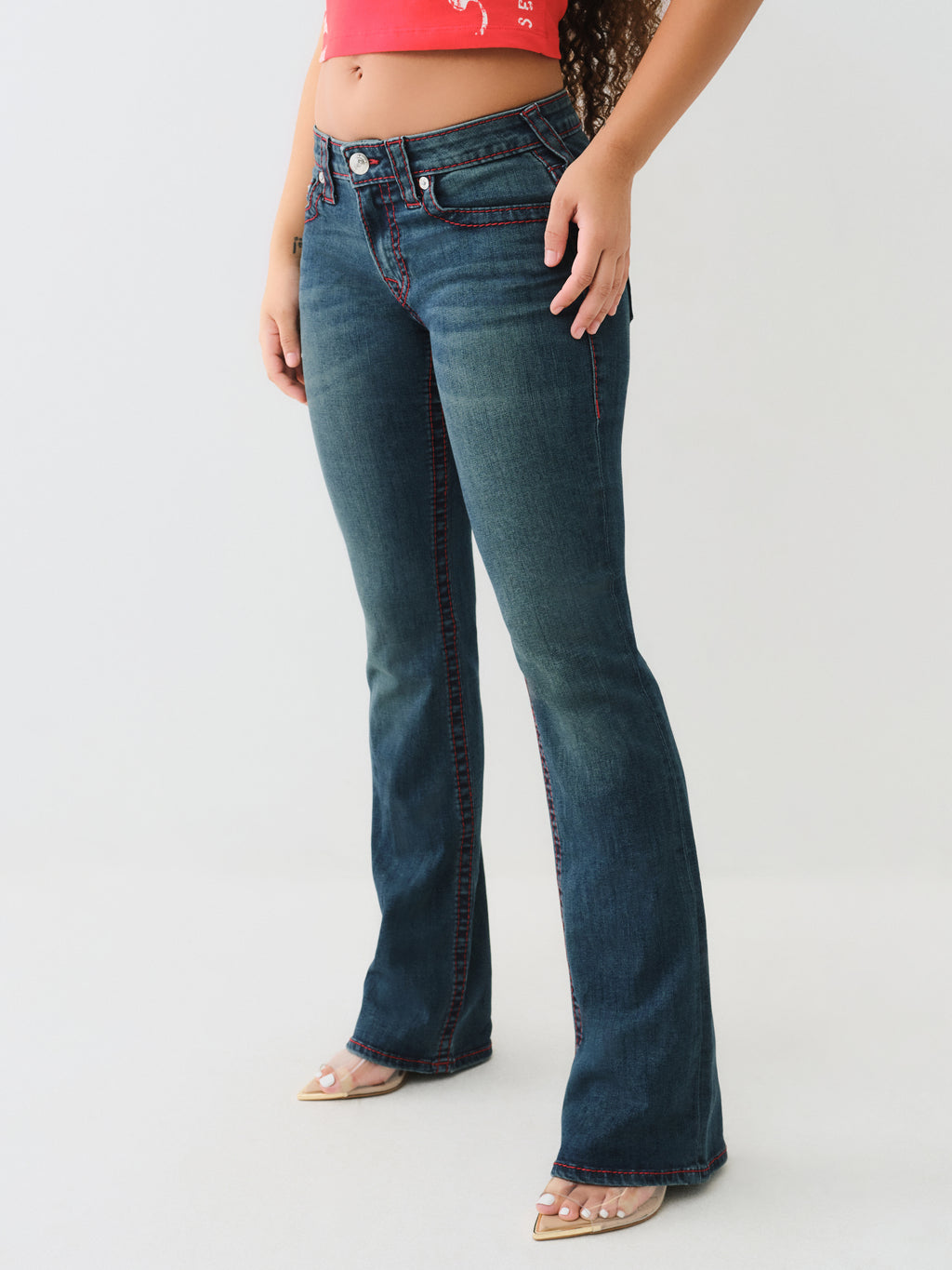 True Religion Becca Mid Rise Bootcut Big T *Preorder