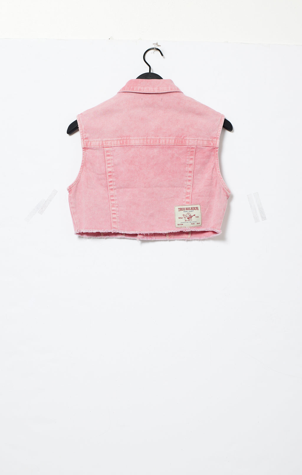 True Religion Cropped Vest Big T