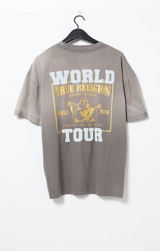 True Religion Vintage Metallic Oversized Tee