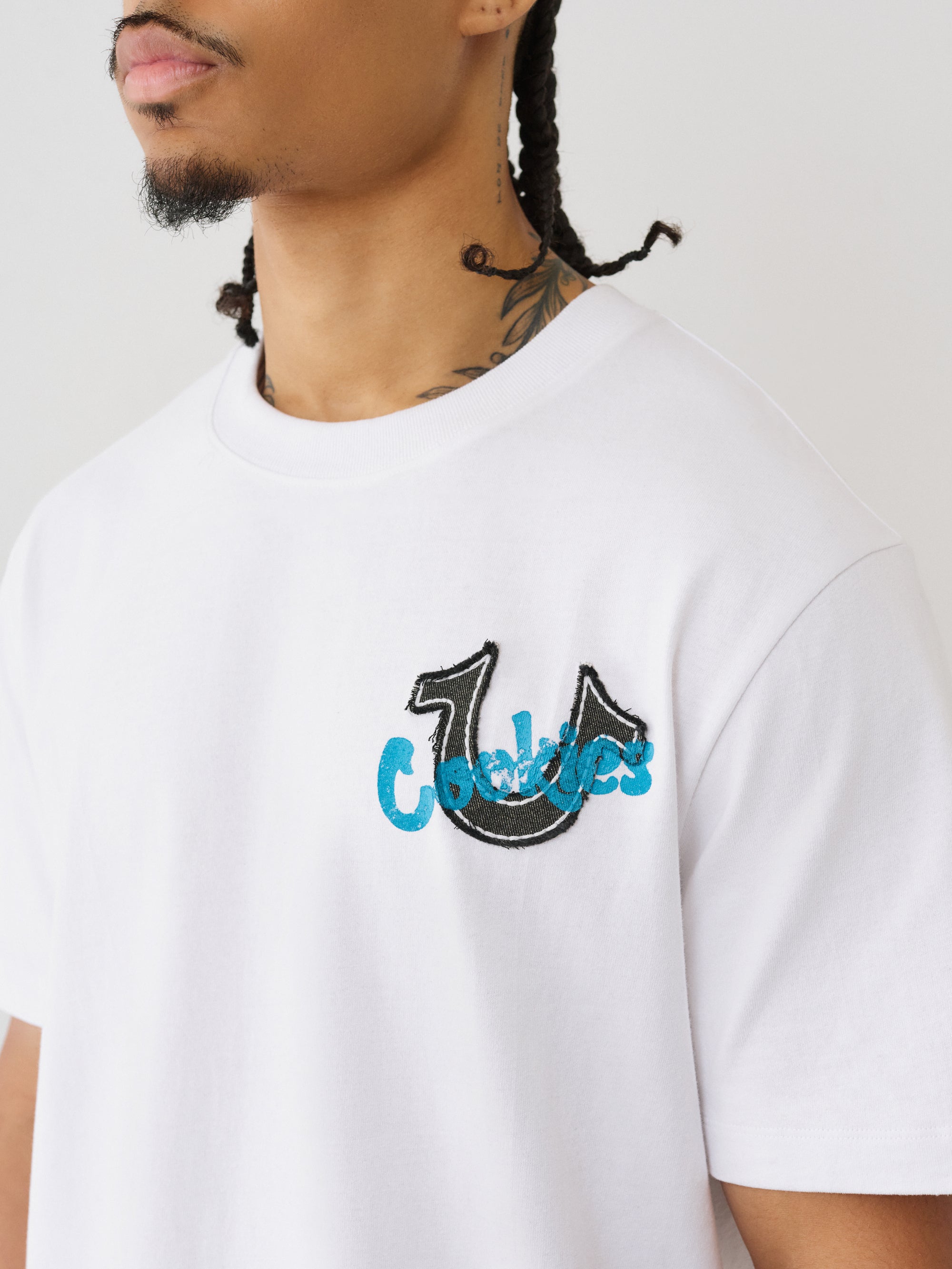 True Religion COOKXTR Standard Applique Short Sleeve Tee