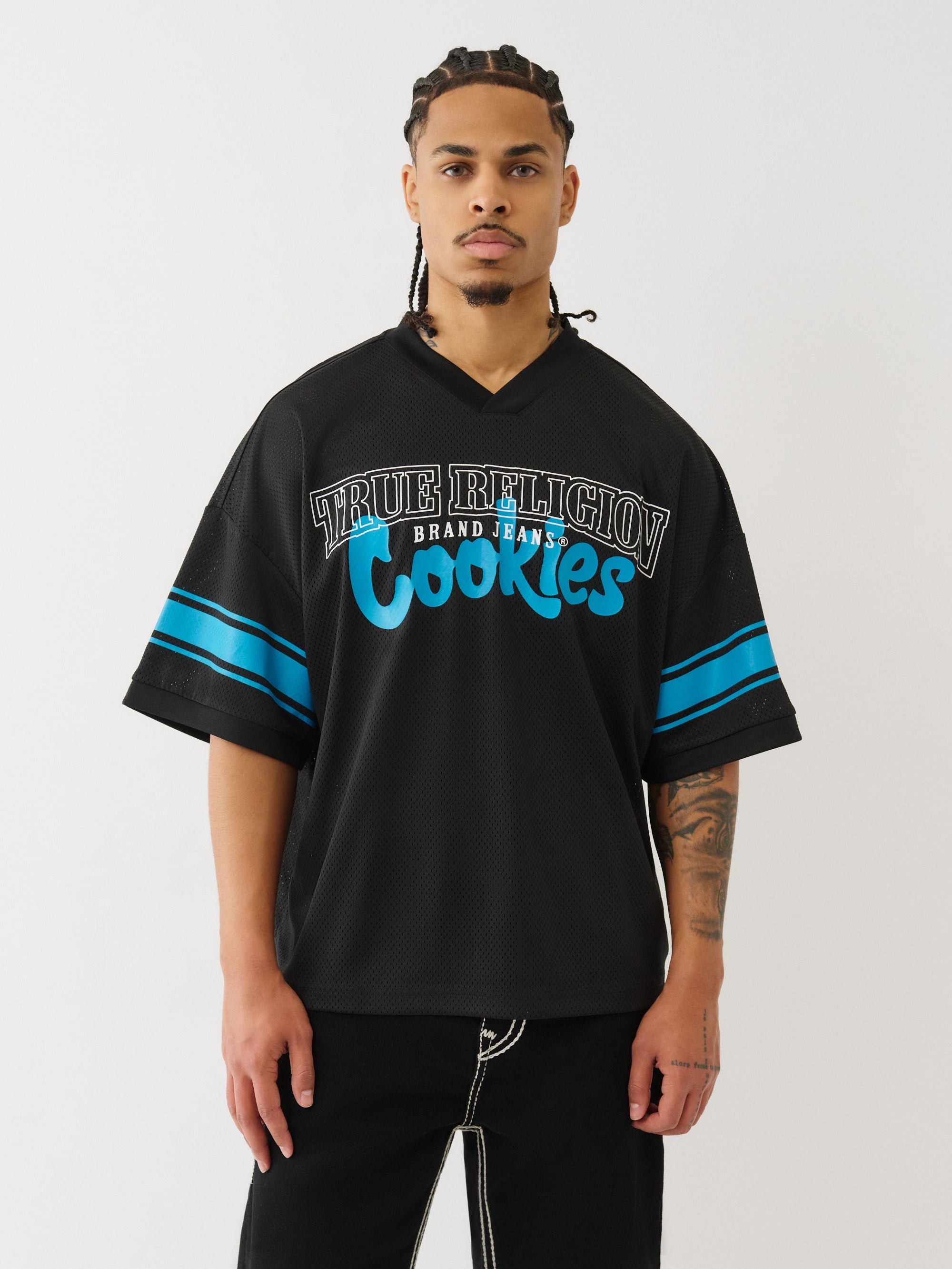 Cookies x True Religion Mesh Football Tee