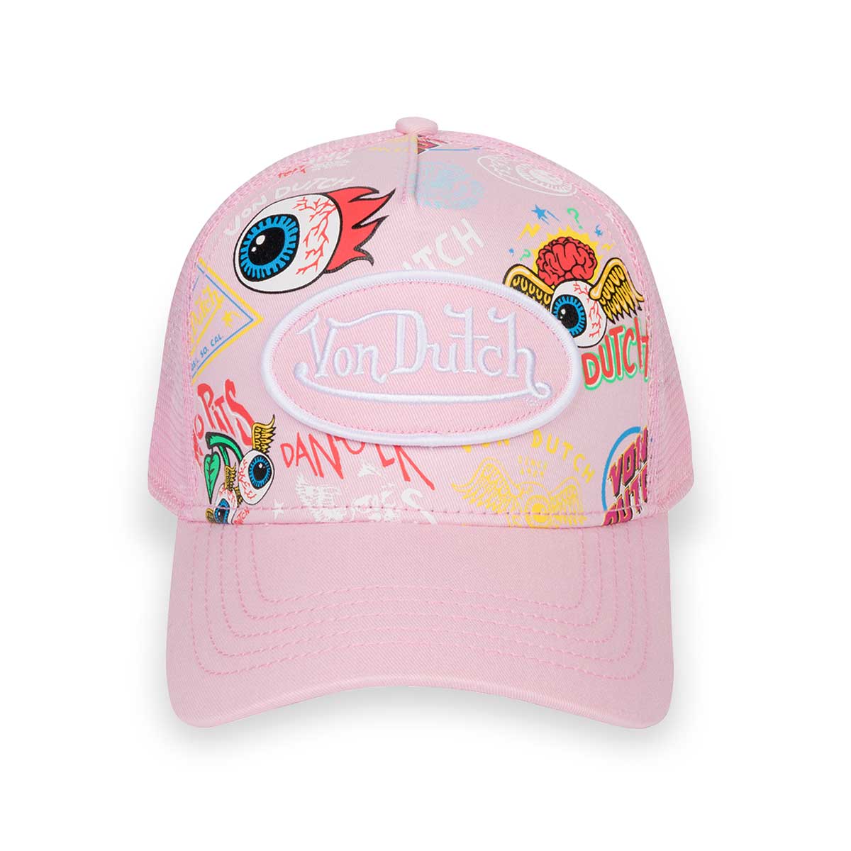 Von Dutch Multi Trucker Pink