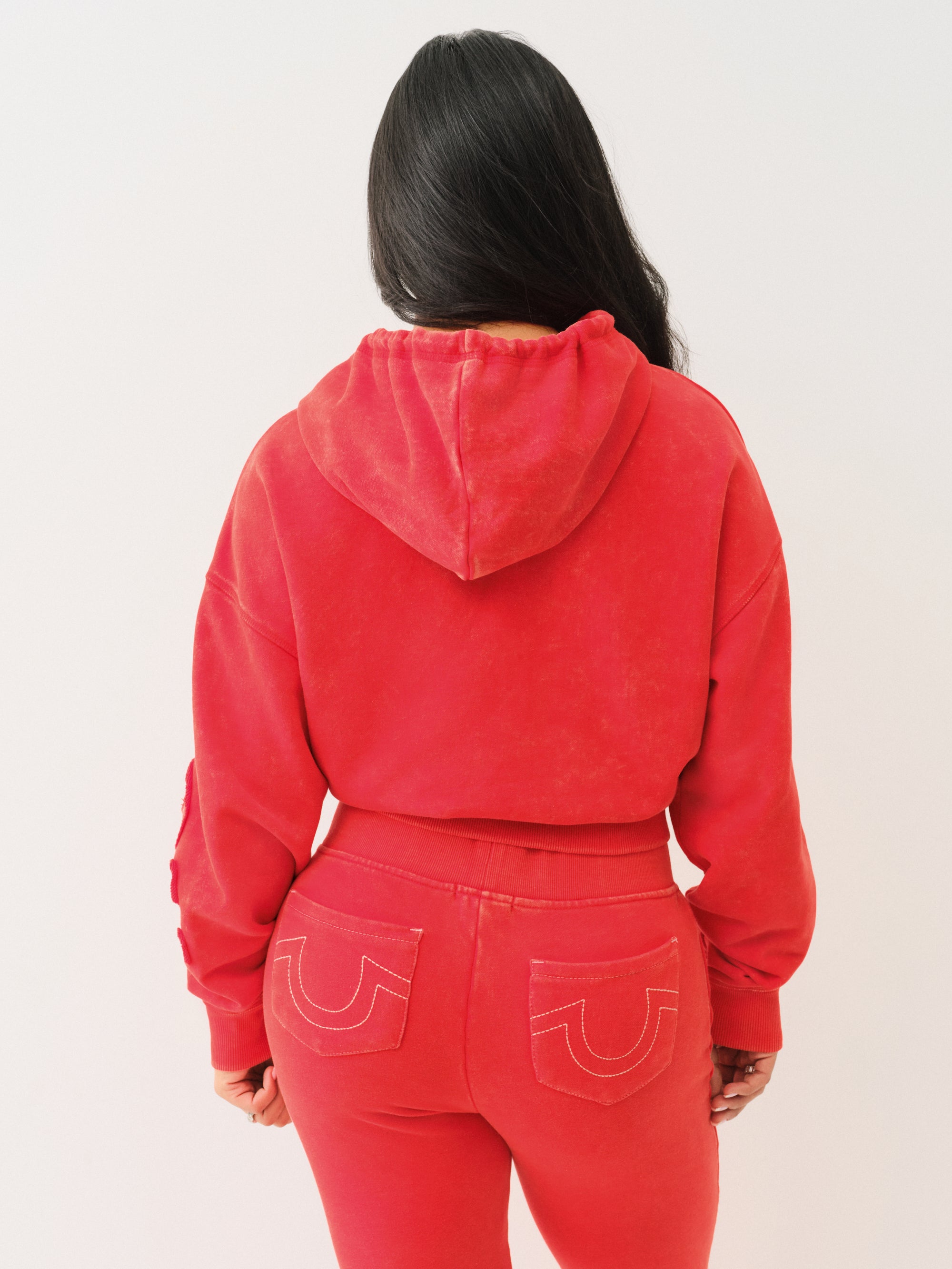 True Religion Washed Pullover Hoodie