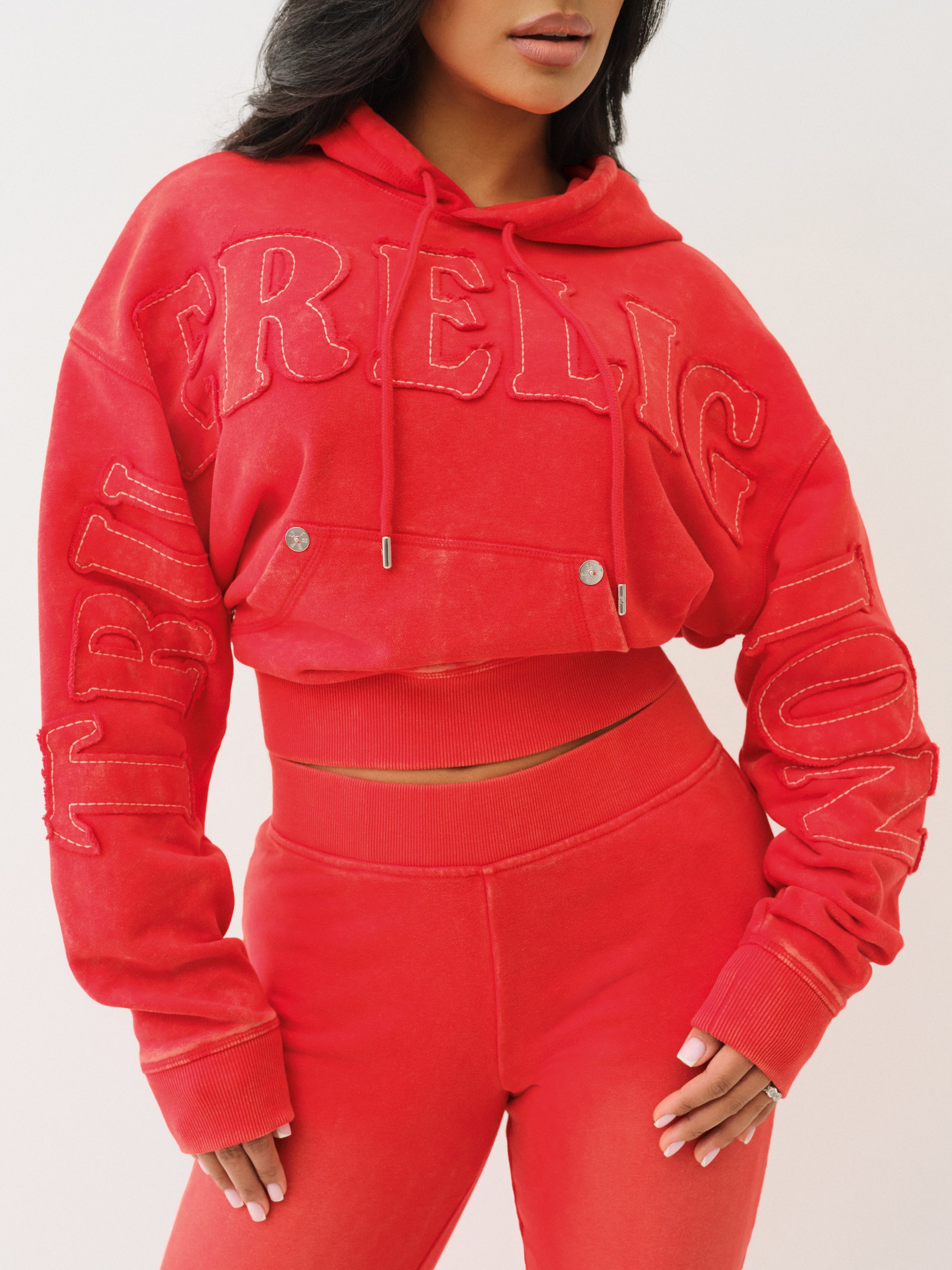 True Religion Washed Pullover Hoodie