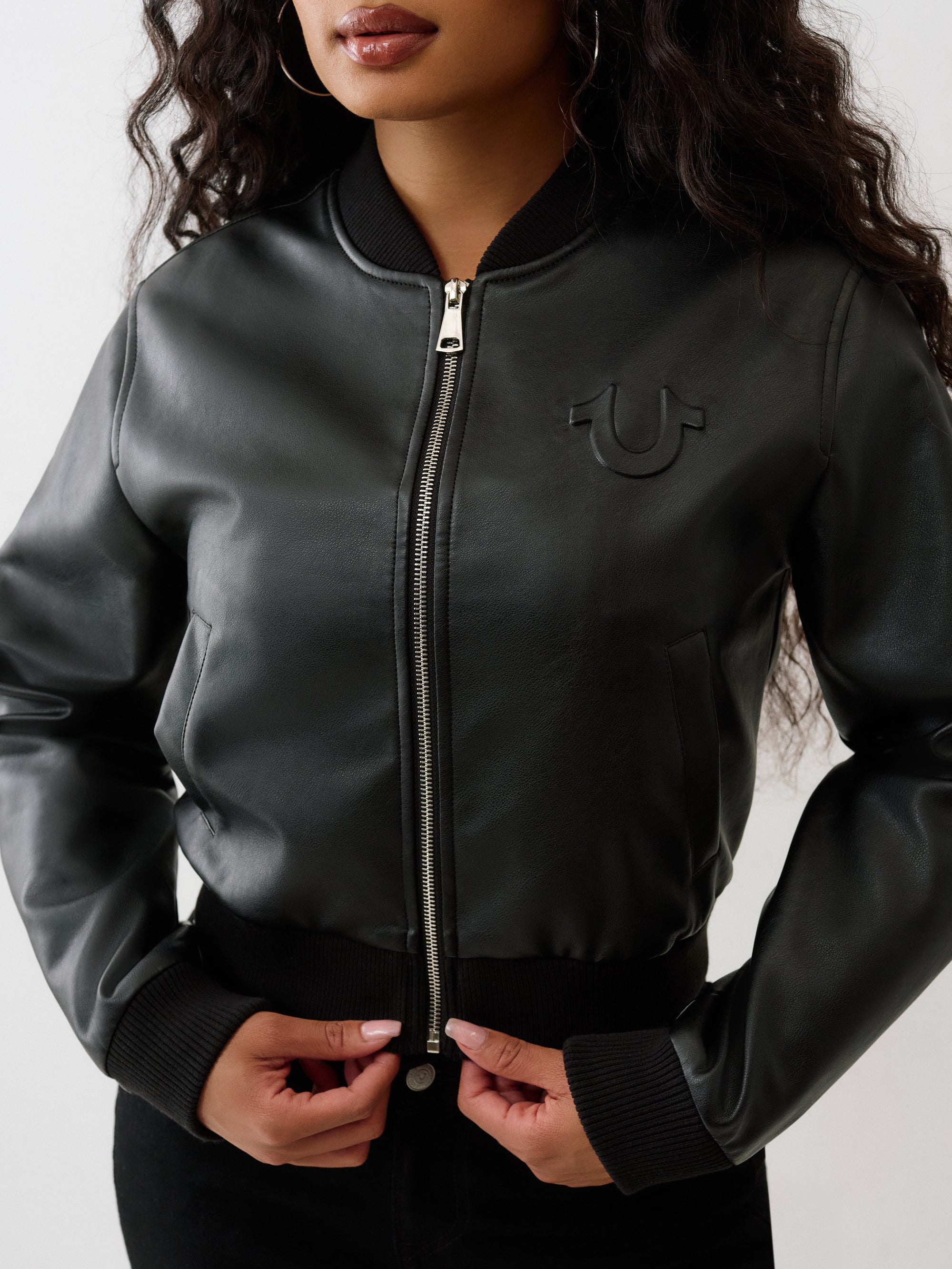 True Religion Crop Bomber