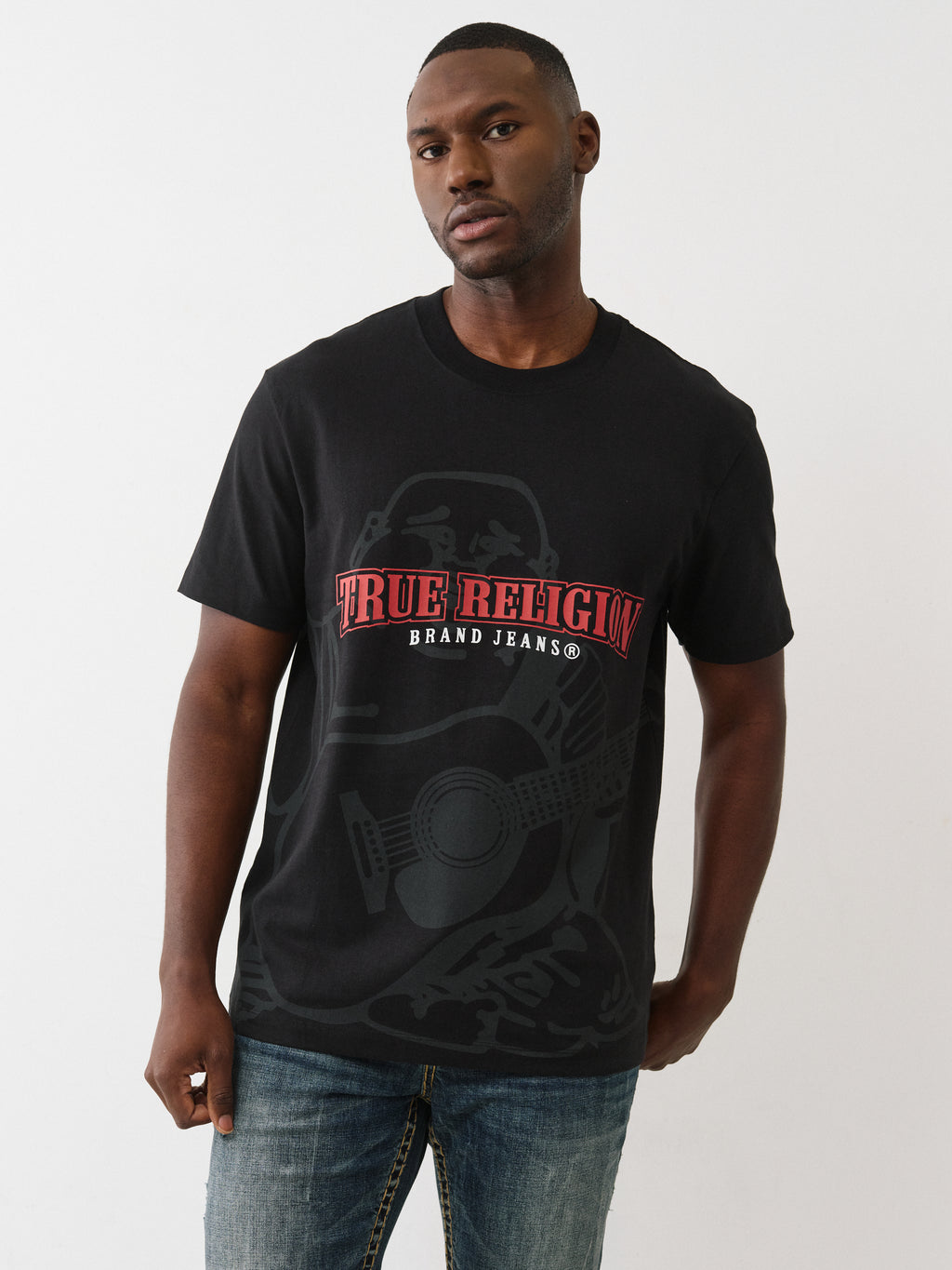 True Religion SS Shadow Logo Tee