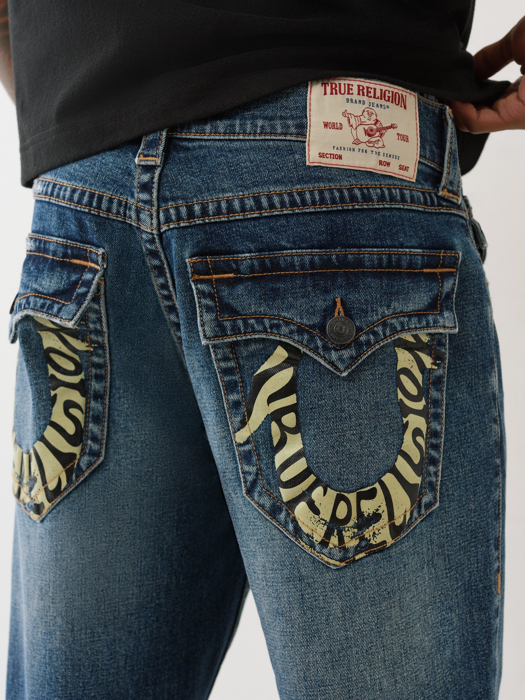 True Religion Bobby SN Flap Painted HS 32IN