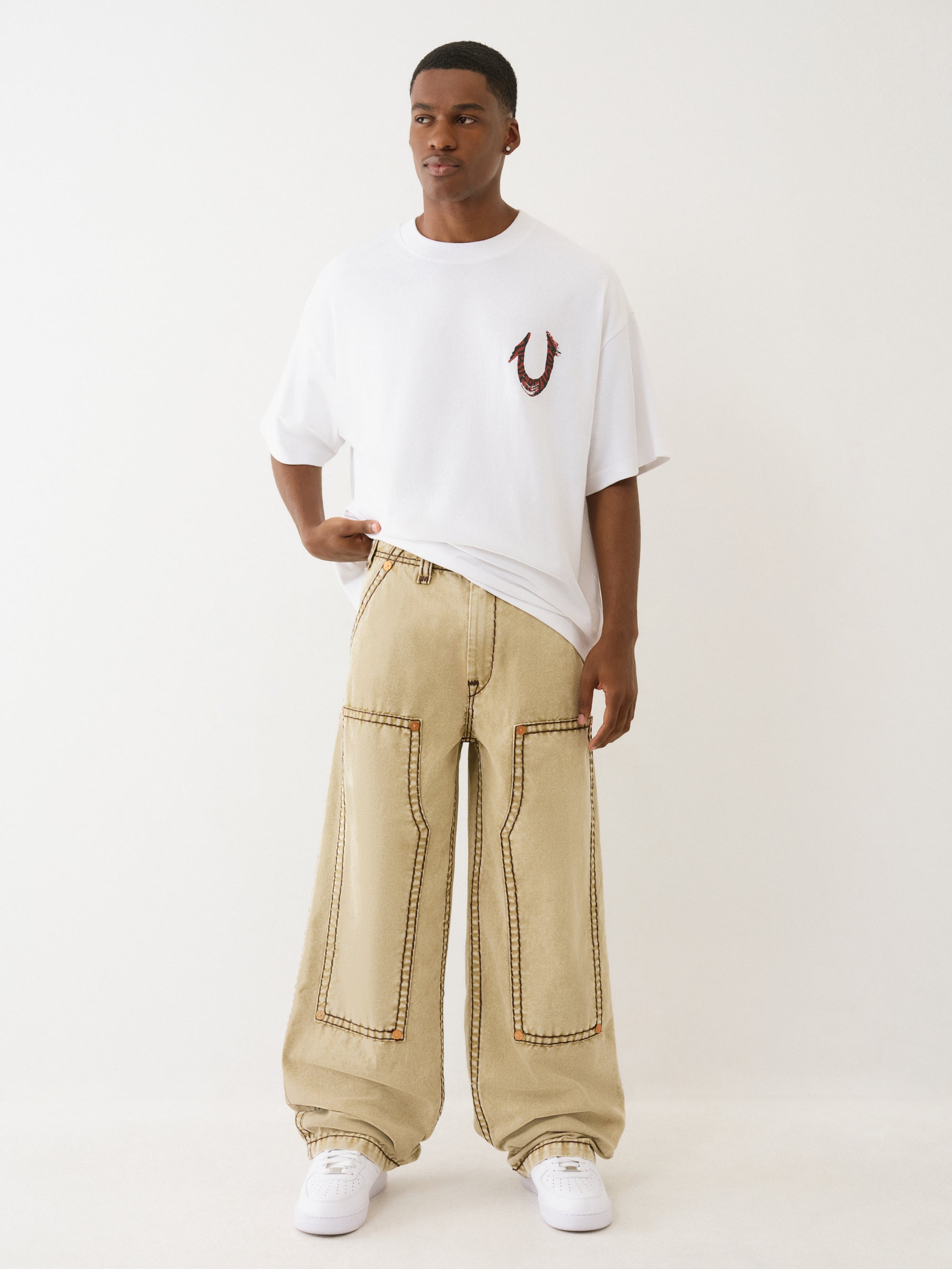 True Religion Baggy Canvas Carpenter Super T