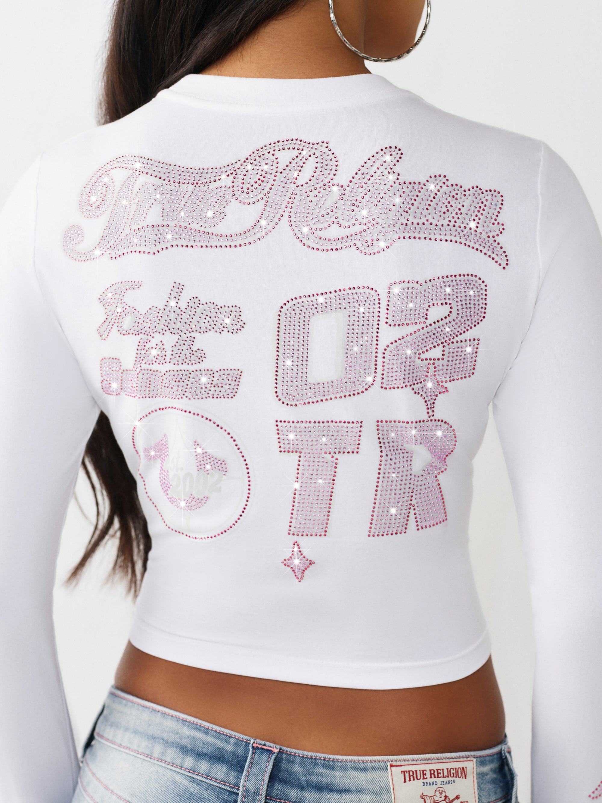 Religion Crystal Sporty Branding LS Baby T