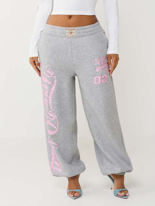 True Religion Big T Crystal Baggy Jogger