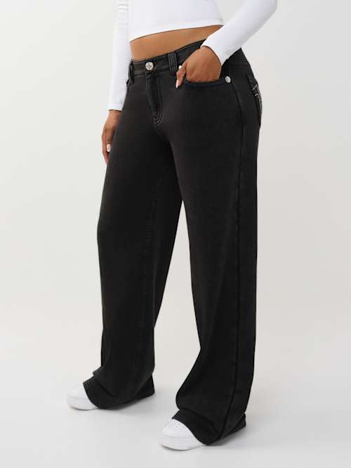 True Religion Washed Fleece Bobbi Pants