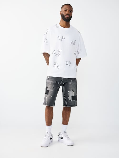 True Religion SS HS Print Oversize Tee