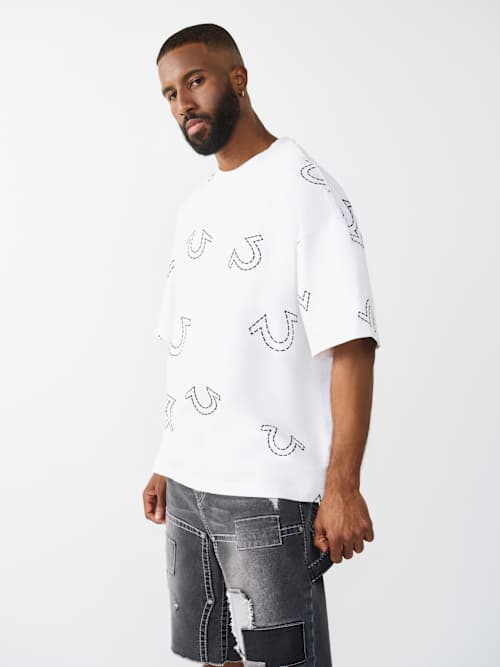 True Religion SS HS Print Oversize Tee