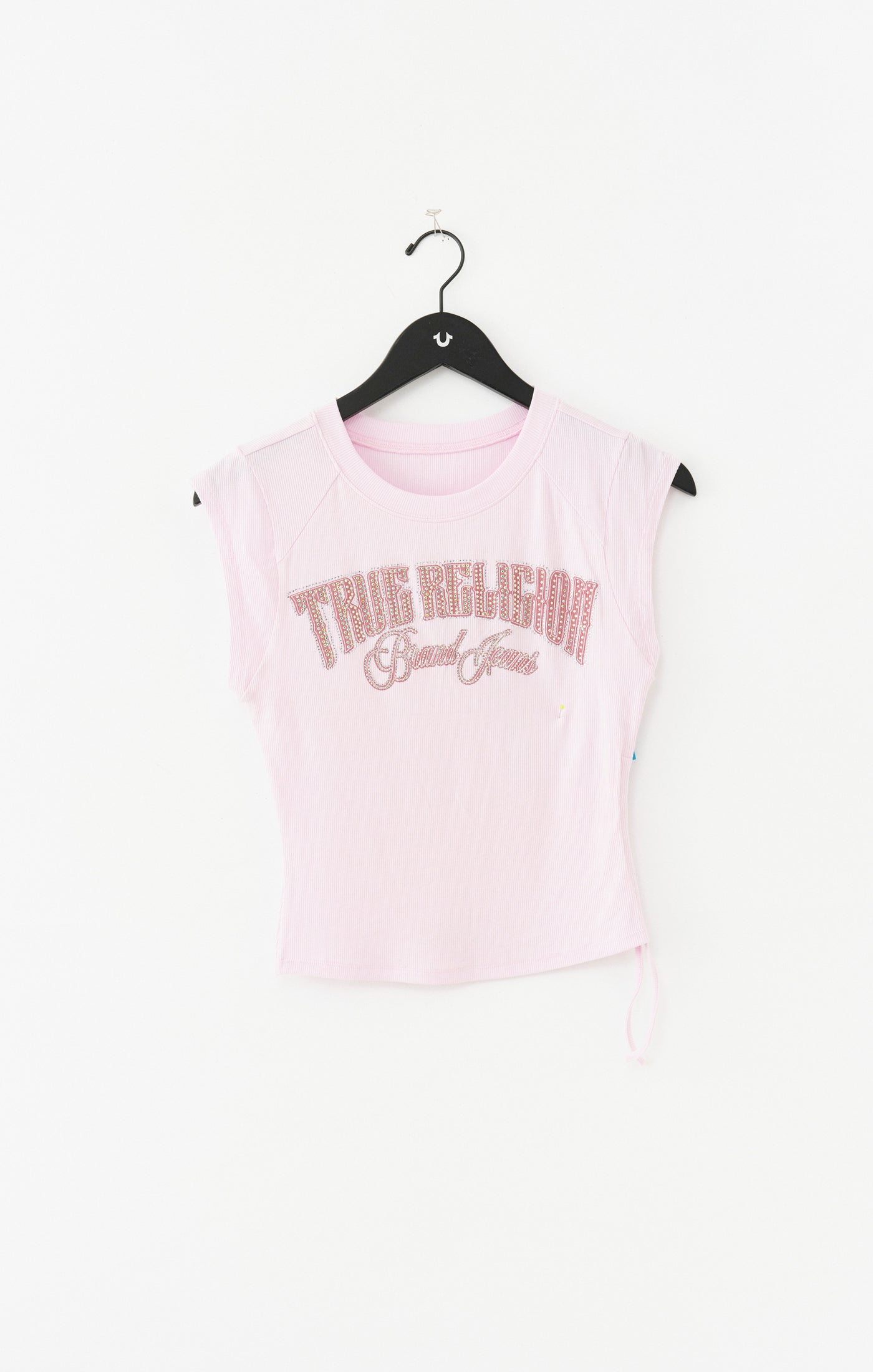 True Religion Crystal Side Ruch SS Baby Top