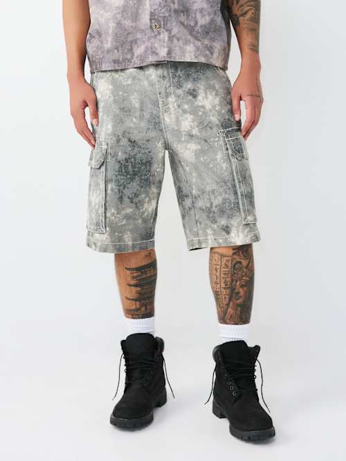 True Religion Tie Dye Camo Vinny Big T Cargo