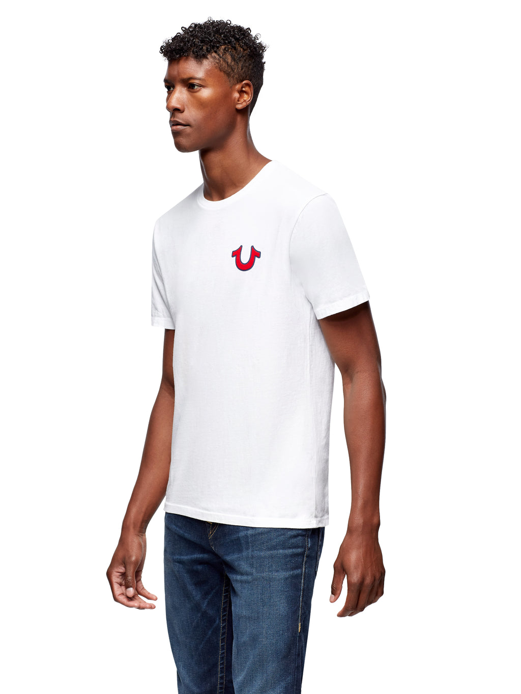 True Religion Buddah Logo Crew Neck Tee