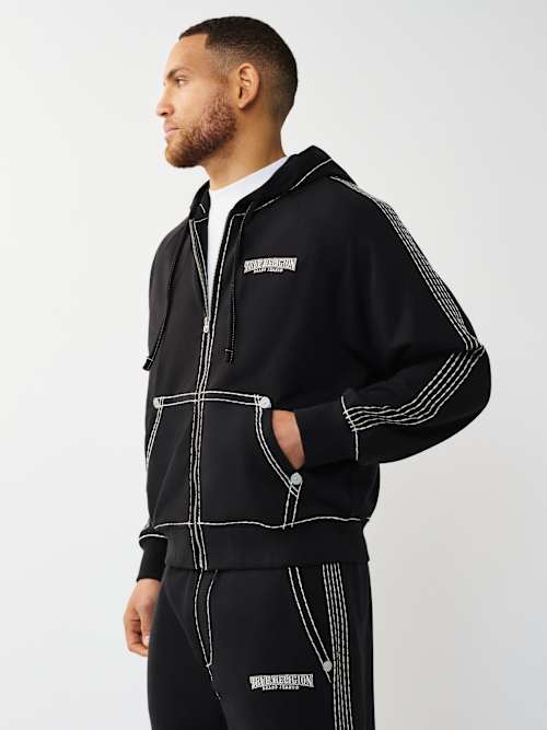 True Religion Super T Boxy Zip Up