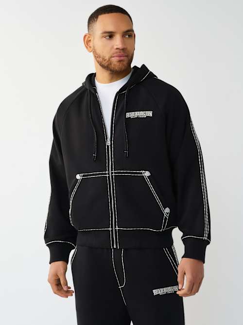 True Religion Super T Boxy Zip Up