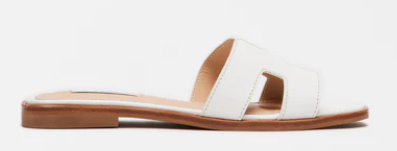 Steve Madden Women's Hadyn Slide Sandal White