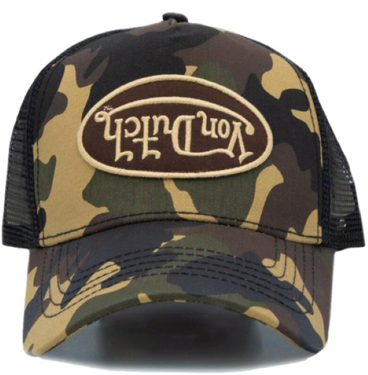 Von Dutch Camo Multi Trucker
