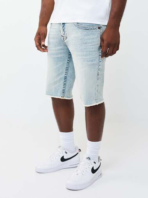 True Religion Ricky SN Flap Short Fray Hem