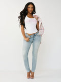 True Religion Crystal Square Neck Rib Tank
