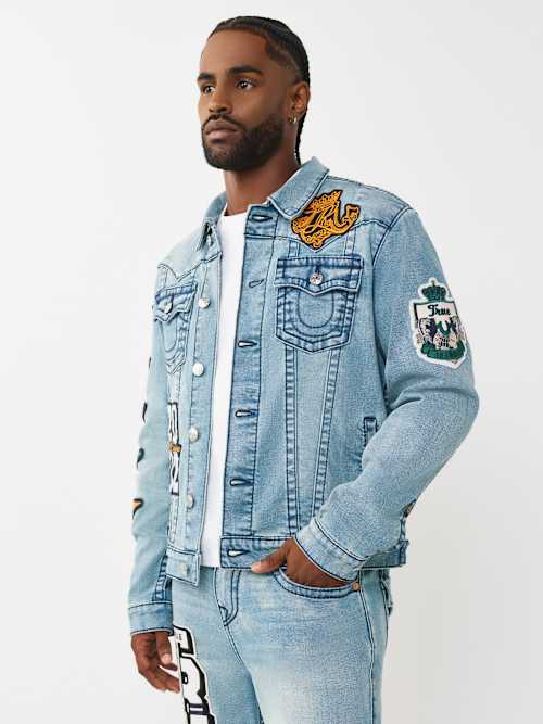 True Religion Varsity Patch Jimmy Jkt Big T