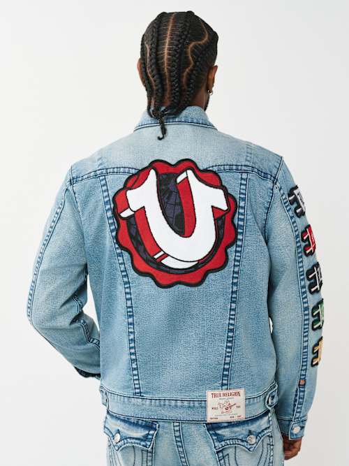 True Religion Varsity Patch Jimmy Jkt Big T