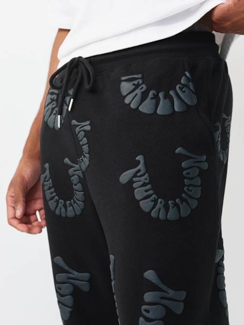 True Religion Warped Logo Jogger