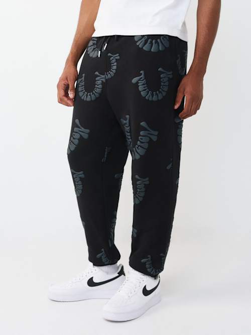 True Religion Warped Logo Jogger