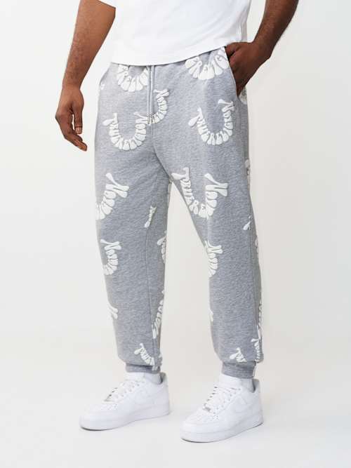 True Religion Warped Logo Jogger