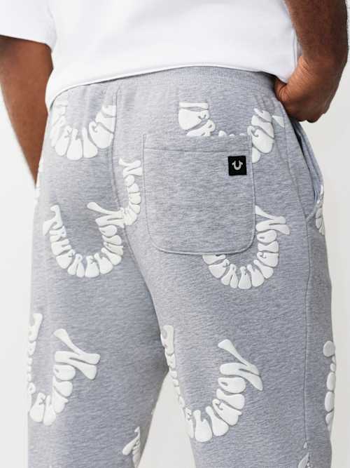 True Religion Warped Logo Jogger