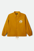 Brixton Goodyear Slick Nugget Gold Wind Breaker Jacket