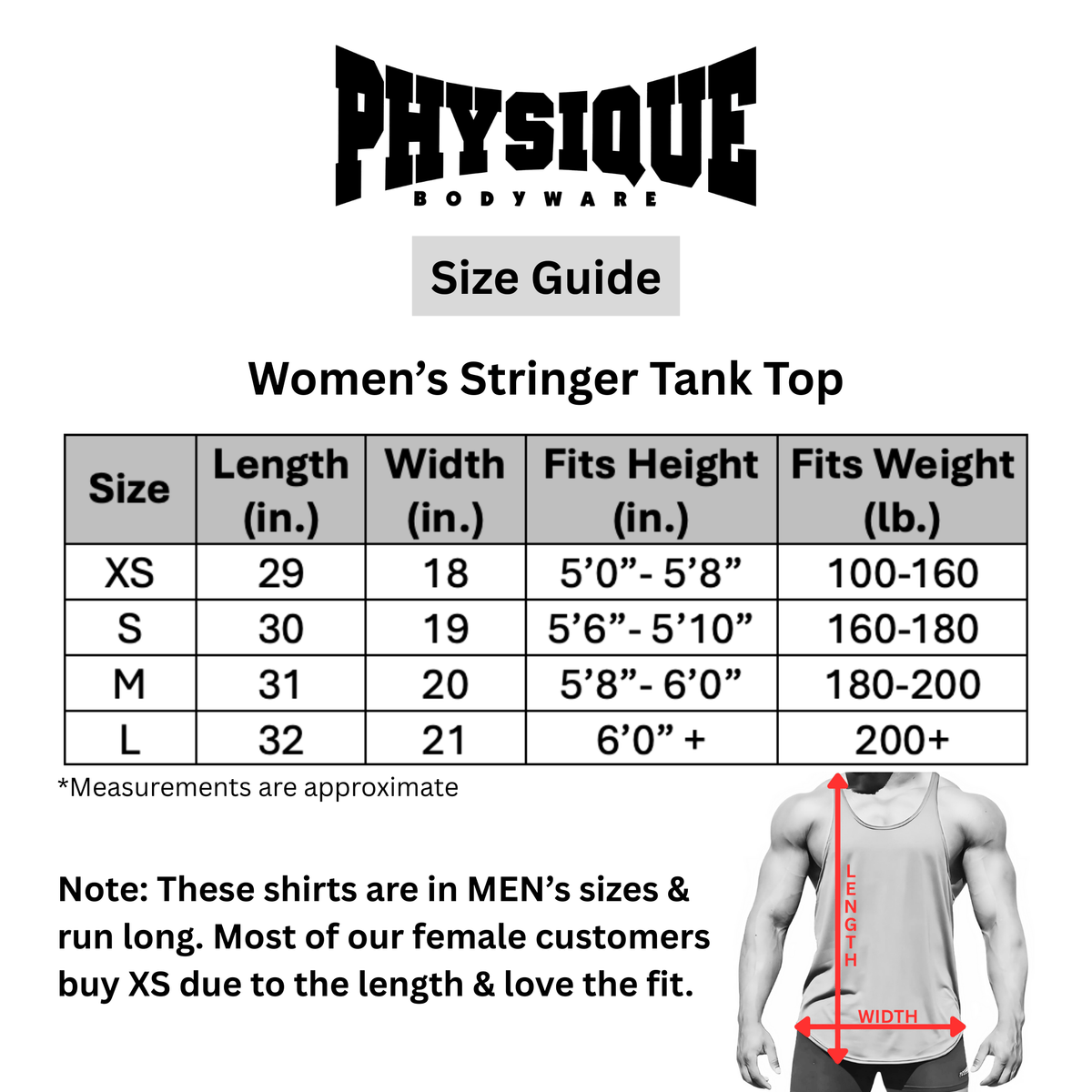 Women's Stringer Tank Top